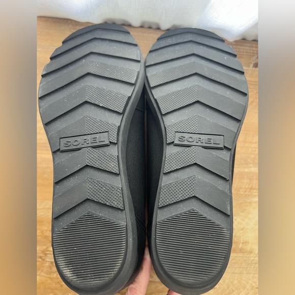 New Sorel Women's Evie II Lace Boots Black, Sea Salt in Size 12 - Picture 9 of 10